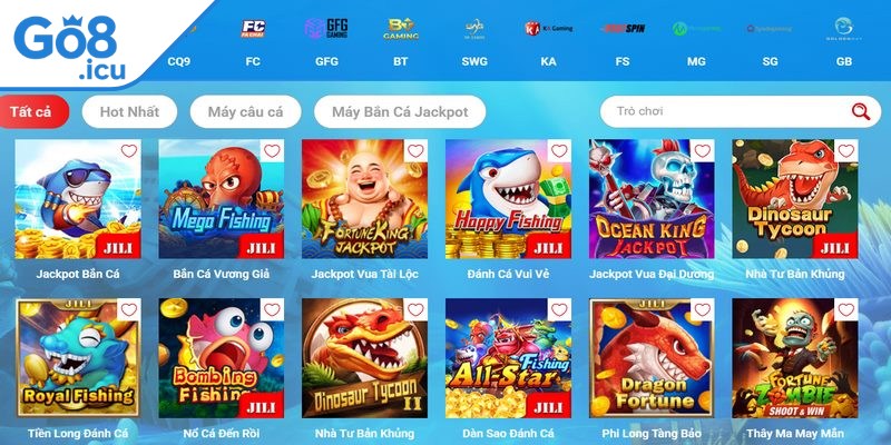 Bắn cá Go8 cho bạn đắm mình trong không gian đại dương rộng lớn