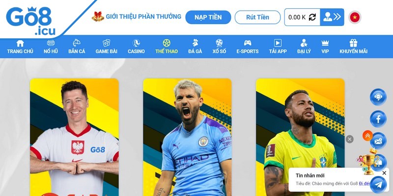 Thể thao Go8 xây dựng với mục tiêu cung cấp cho người chơi nhiều thông tin 